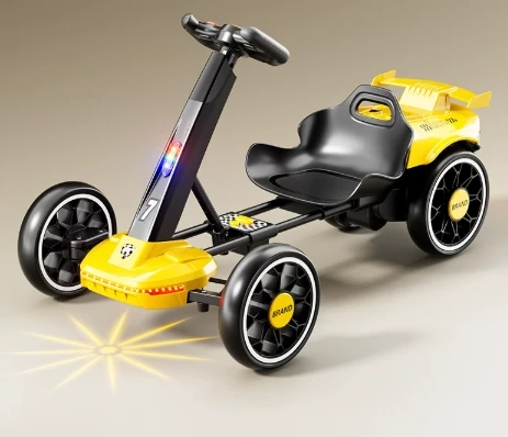 New Foldable Kids Electric Go-Kart for 1-6 Years Old Portable Ride-On Toy Car with Safety Design