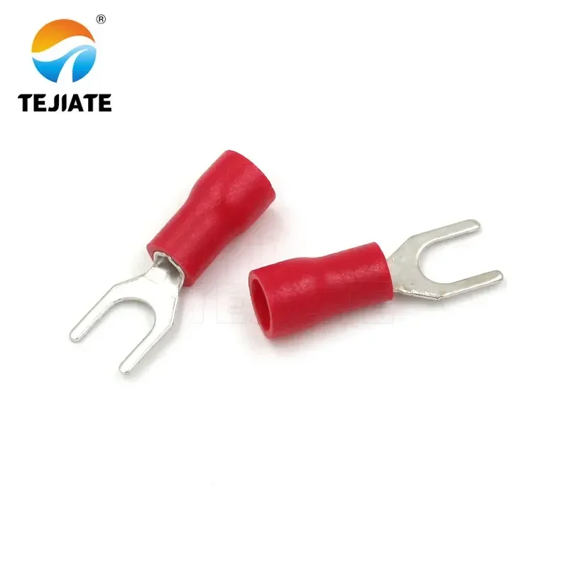 20 шт. клеммная колодка холодного прессования SV3.5-4 вилочная U-образная Y-образная изолированная лопасть пружинный разъем SV1.25-3 медная головка
