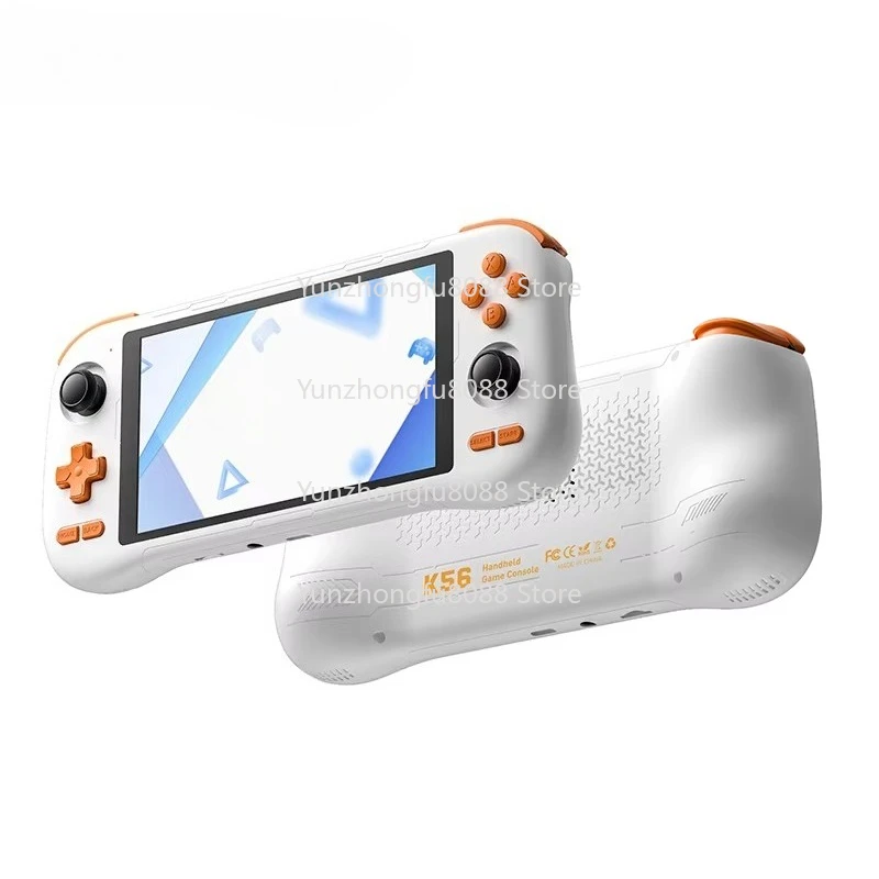 

L K56 Handheld Game Console Android 14 Handheld 5.5 "Touch Screen WiFi5 Retro Game System Emulator Video Game Console