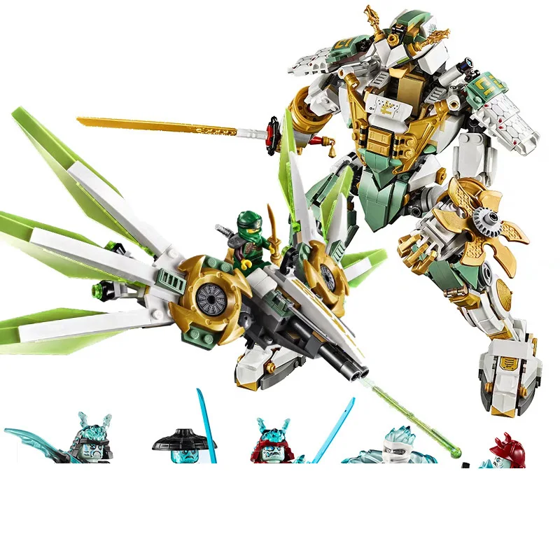 In Stock Lloyd Titan Mech 917Pcs Bricks Toy's Building Blocks Diy Assembled Model Educational Toys Gifts for Boys