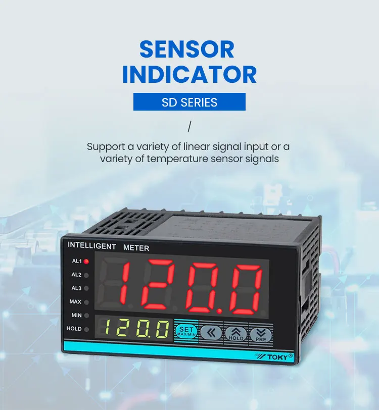 Liquid level indicator Differential pressure control Weight indicator controller
