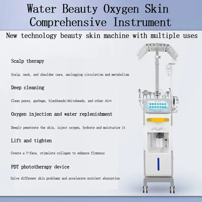 Water Beauty Oxygen Skin Comprehensive Device Skin Management Deep Cleaning Big Bubble Beauty Device