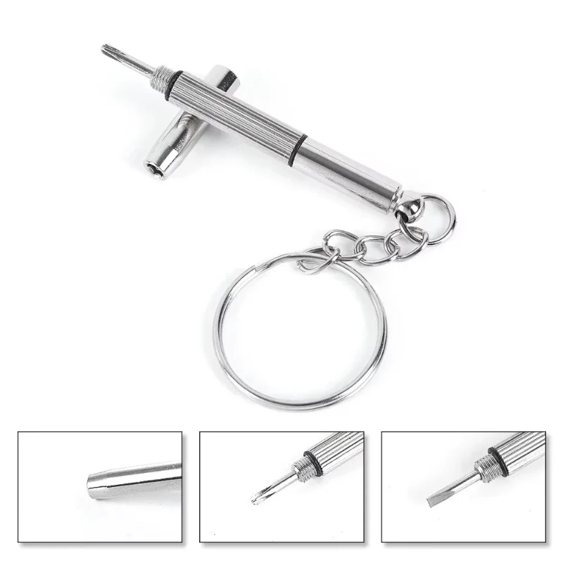 1-12pcs Mini 3 in1 Screwdriver Eyeglass Optical Eye Glasses Portable Spectacles Watch Repair Kit Practical Household Hand Tool