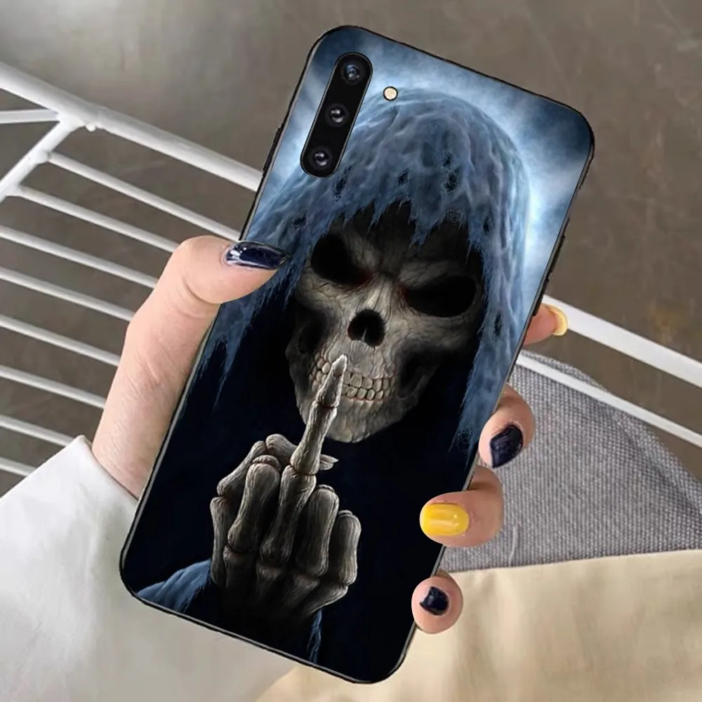 Grim Reaper Skull Skeleton Phone Case For Samsung Note 8 9 10 20 pro plus lite M 10 11 20 30 21 31 51 A 21 22 42 02 03