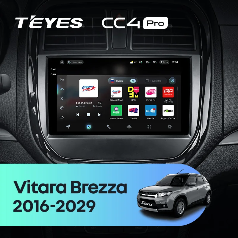 TEYES CC4 PRO For Suzuki Vitara Brezza 2016 - 2019 CarPlay Radio Multimedia Stereo Car play Android Auto 2DIN Autoradio