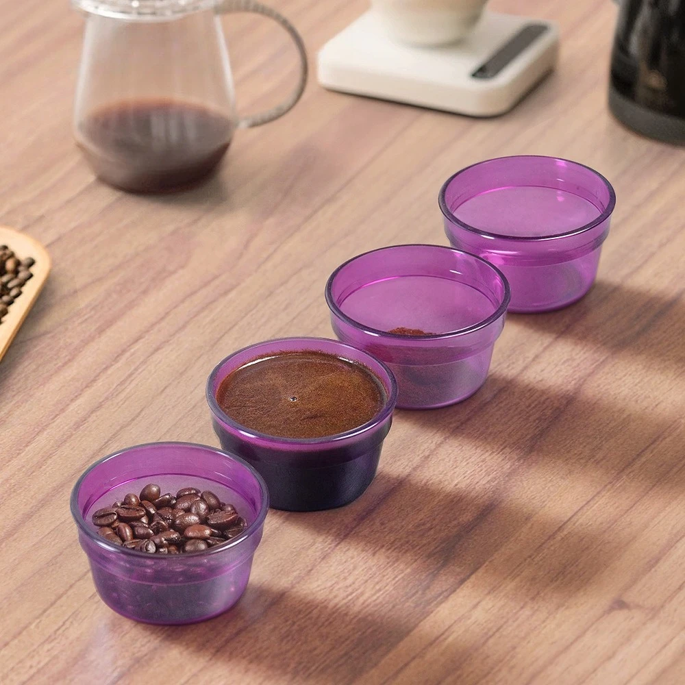 Taza de plástico profesional del tazón de la ventosas del café 200ML para los utensilios de prueba del café