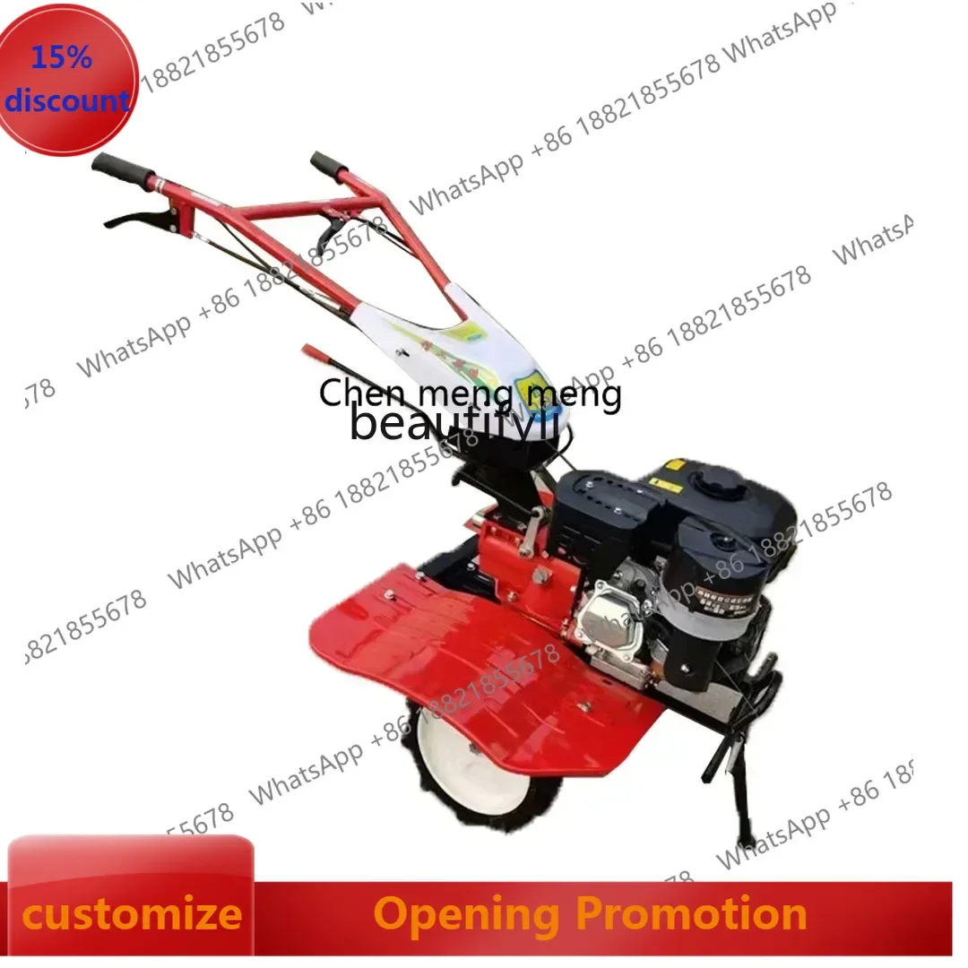new 12 horsepower micro rotary tiller self-propelled micro tiller two-wheel drive agricultural cultivated land scarifier ss 8617