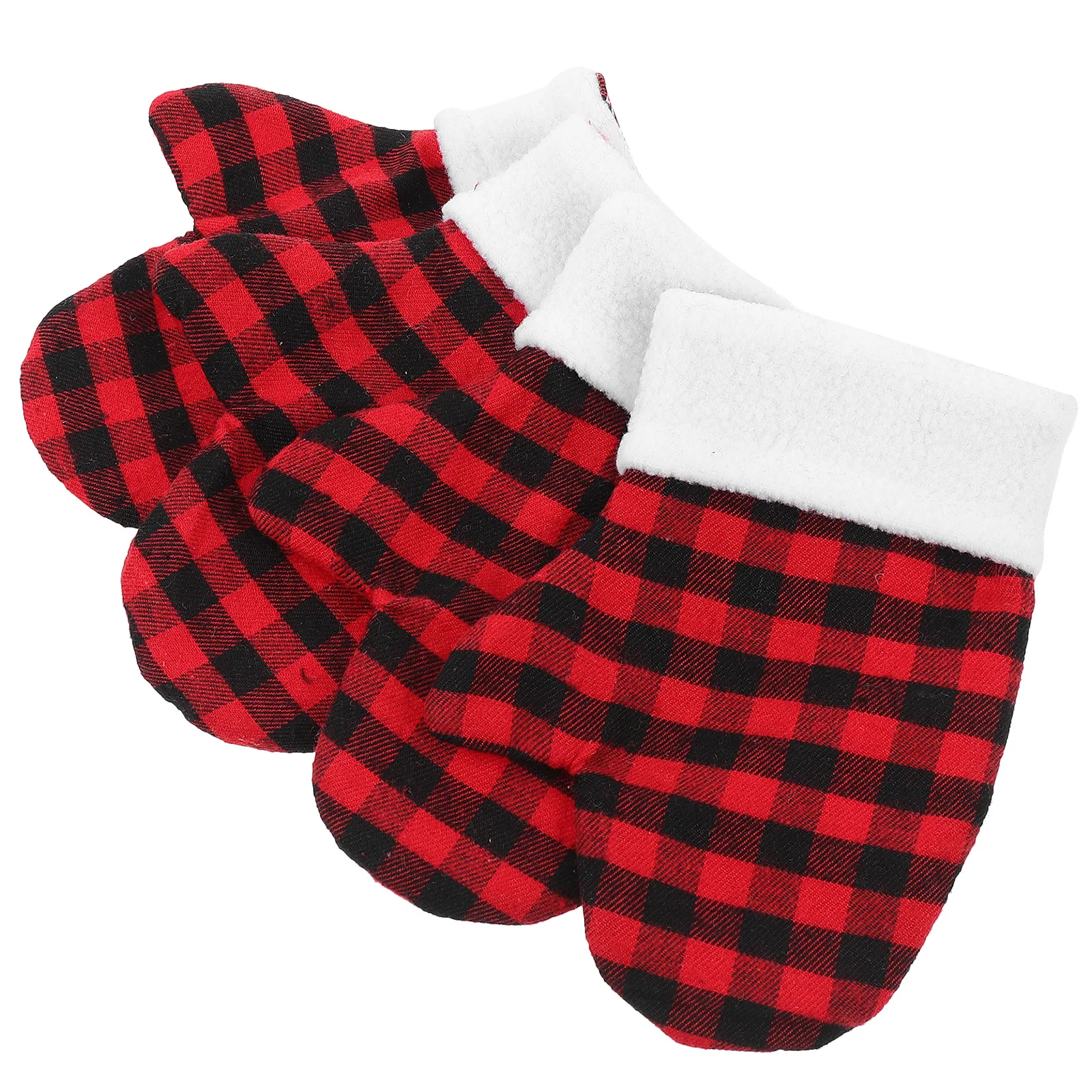 4pcs Cutter Fork Bag Glove Shape Washable Cutlery Storage Pouch Reusable Tableware Cover For Dinner Party Christmas Silverware