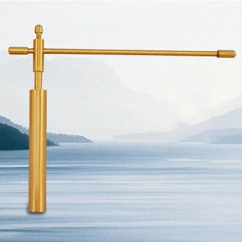 

JU64 Dowsing Rods Flexible Rotation Copper Divination Tools,Retractable Portable Spirit Rods for Water Divining
