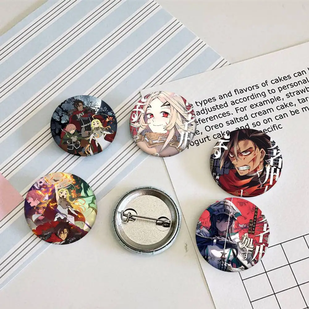 Anime Sentenced To Be A Hero Round Badge Creative Brooch Clothing Backpack Accessories Lapel Pin