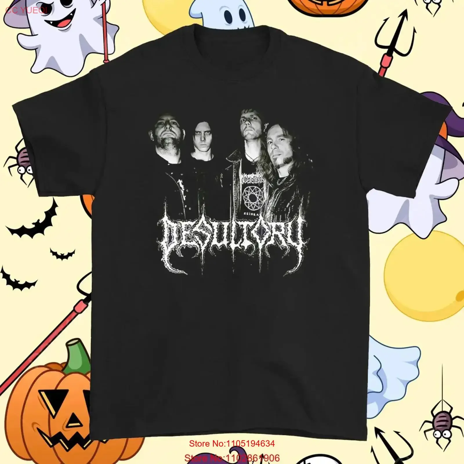 Vtg Desultory Band 1side Size S To 4XL T Shirt Halloween BL230 vintage Washed Casual Stylish Comfortable Versatile homme