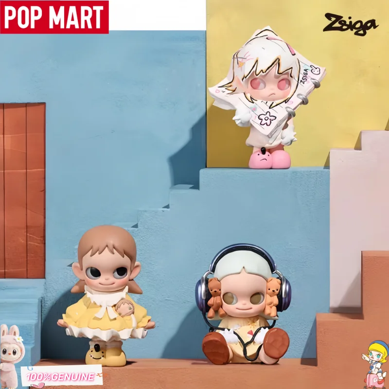 

New POPMART Zsiga Under The Sun Series Blind Box Toys Lovely Anime Action Figure Surprise Mystery Box Dolls Girls Birthday Gift