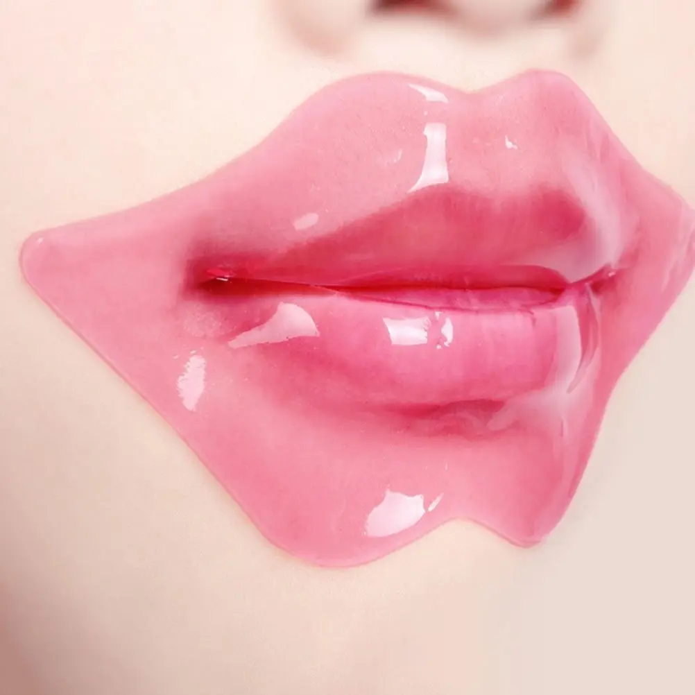 15Pcs Lip Mask Collagen Hydrating Nourishing Anti Aging Moisturizing Lip Skin Care Pad for Smooth Soft