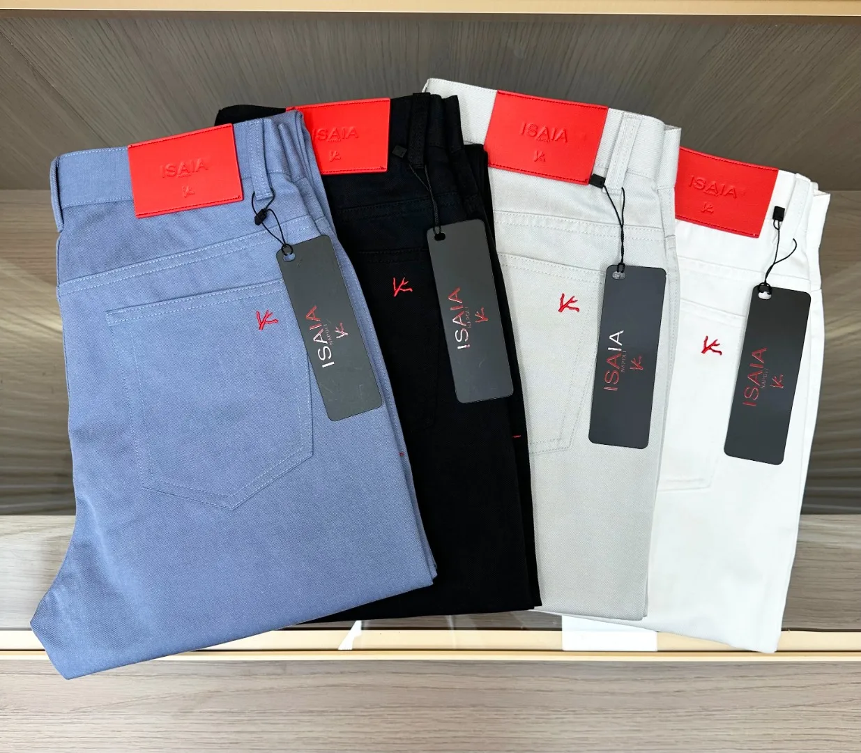 

BLSK CPRT Pants Thick 2025 Autumn Winter new embroidery Cotton business warm straight high quality Size 30-40 Long Pants