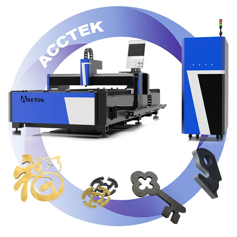 1500w 2000w 3000w 6000w Metal Fiber Laser Cutter Laser Cutting Machine For Iron Steel Aluminum Copper Plate Sheet