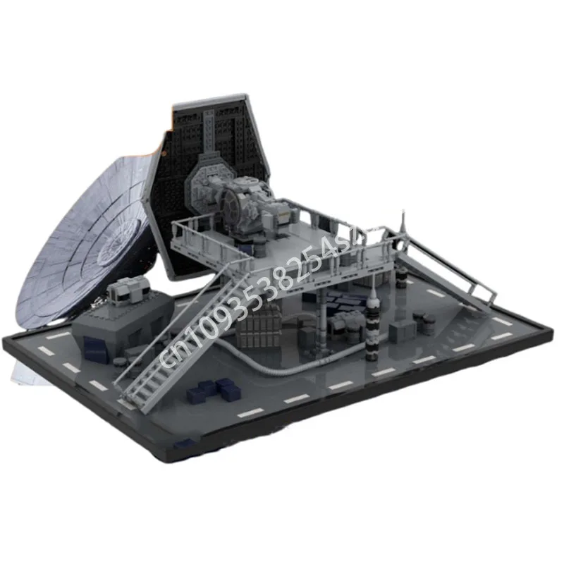 

1382 шт. MOC Battlefront II Imperial Hangar Star Battle Building Blocks Creative Solve the problem up Brick Рождественская игрушка в подарок
