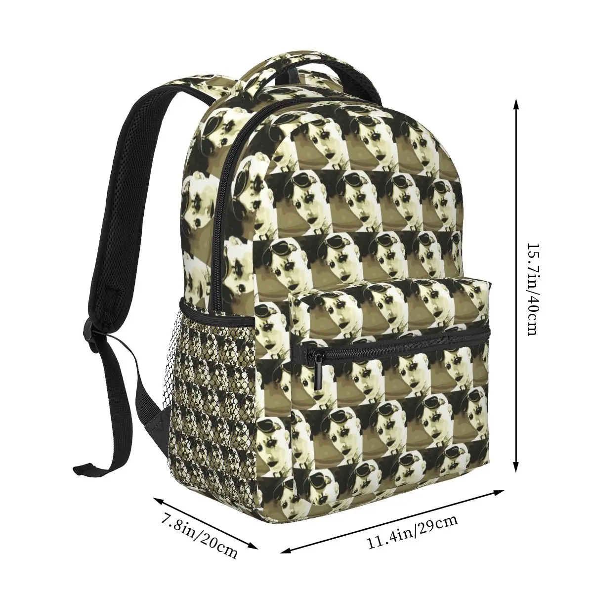 Marilyn Manson Glitch Fan Gift Music Backpacks Boys Girls Bookbag Students School Bags Kids Rucksack Shoulder Bag Large Capacity