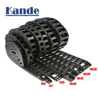Cable Drag 5x5 7x7 10x10 10x15 10x20 10x30 L1000mm Chain Wire Carrier with End Connectors for CNC 3D Printer Engraving Voron