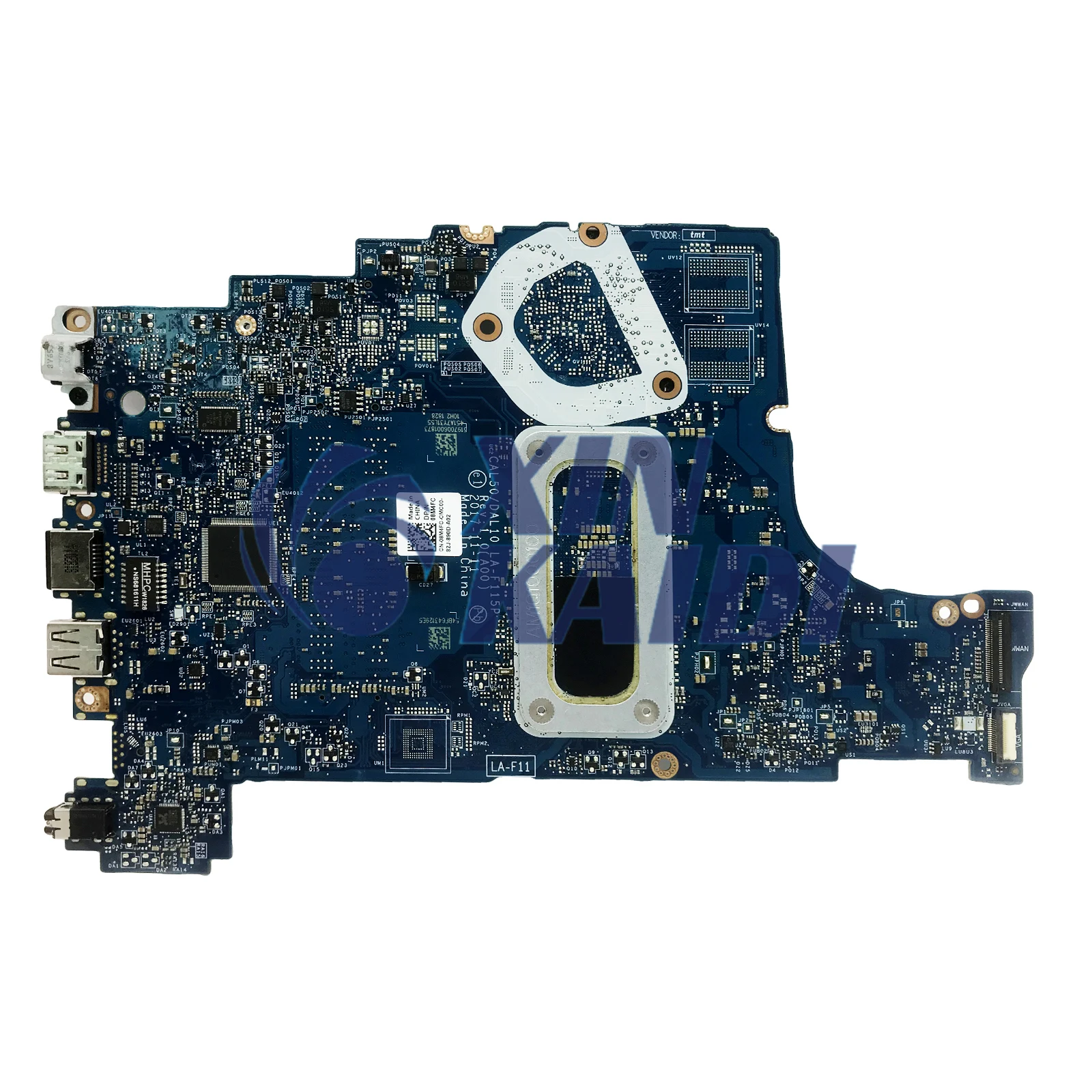 Para DELL Inspiron 3490 3590 Notebook Placa-mãe LA-F115P 0P6JPD 09XJTY 09J1XM 0K6KNT DDR4 I3 I5 6th/7th/8th Laptop Mainboard