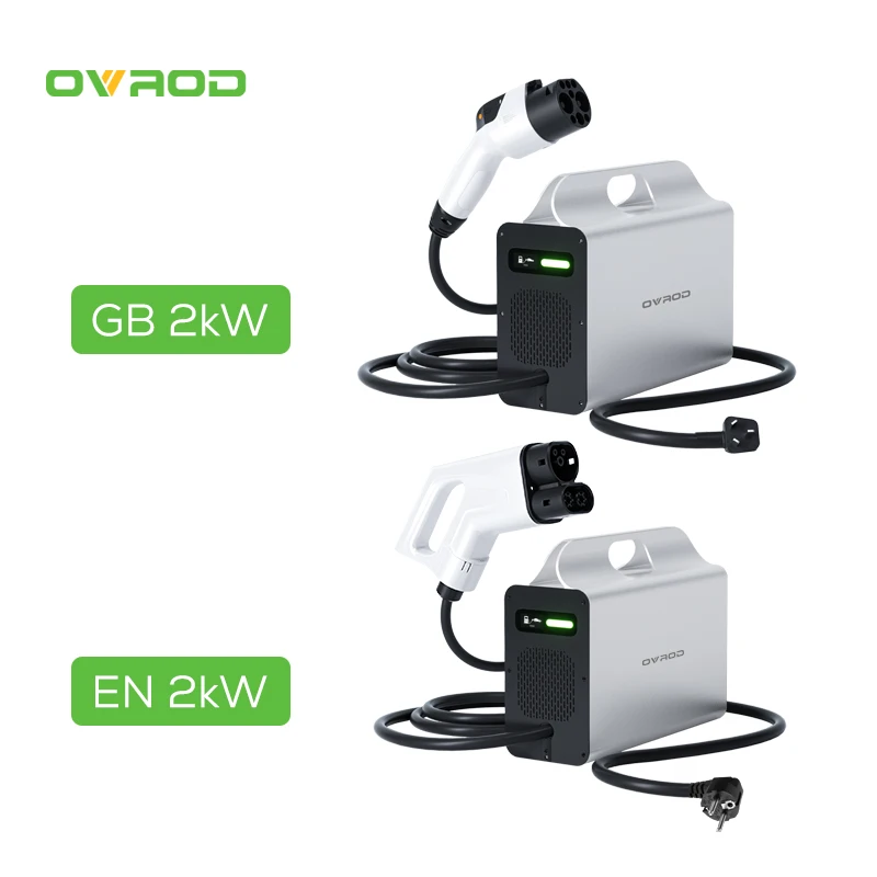 Ovrod Ccs Charging Station Dc Convenient Ev Fast Charger 2kw Electric Car Charger Station Portable Charging Stations