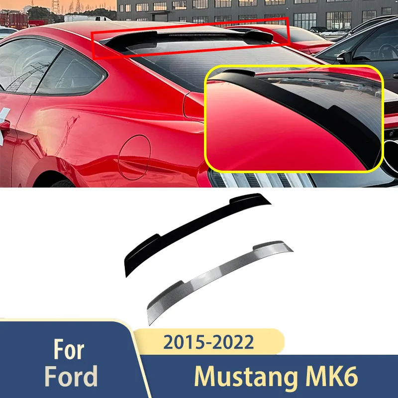 

Car Tail Wing Fixed Wind Spoiler Accessories For Ford Mustang MK6 2015 2016 2017 2018 2019 2020 2021 2022 Auto Rear Wing Parts