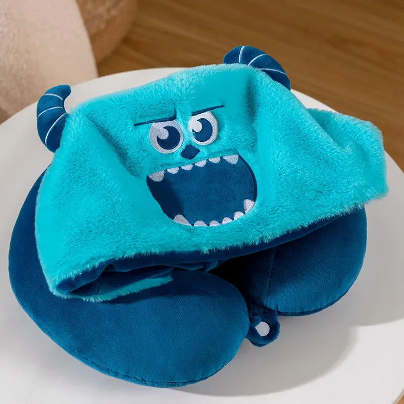 Disney Monsters Sullivan Mit Kapuze U-neck Kissen Schöne Mike Neck Kissen Nickerchen Kissen Sonnenschirm Reise U Kissen Weihnachten Geschenke für Mädchen