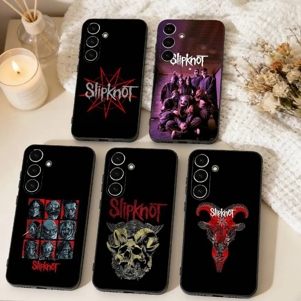 

S-Slipknot Phone Case For Samsung Galaxy A73,A72,A71,A70,A53,A52,A51,Others Soft Black Cover