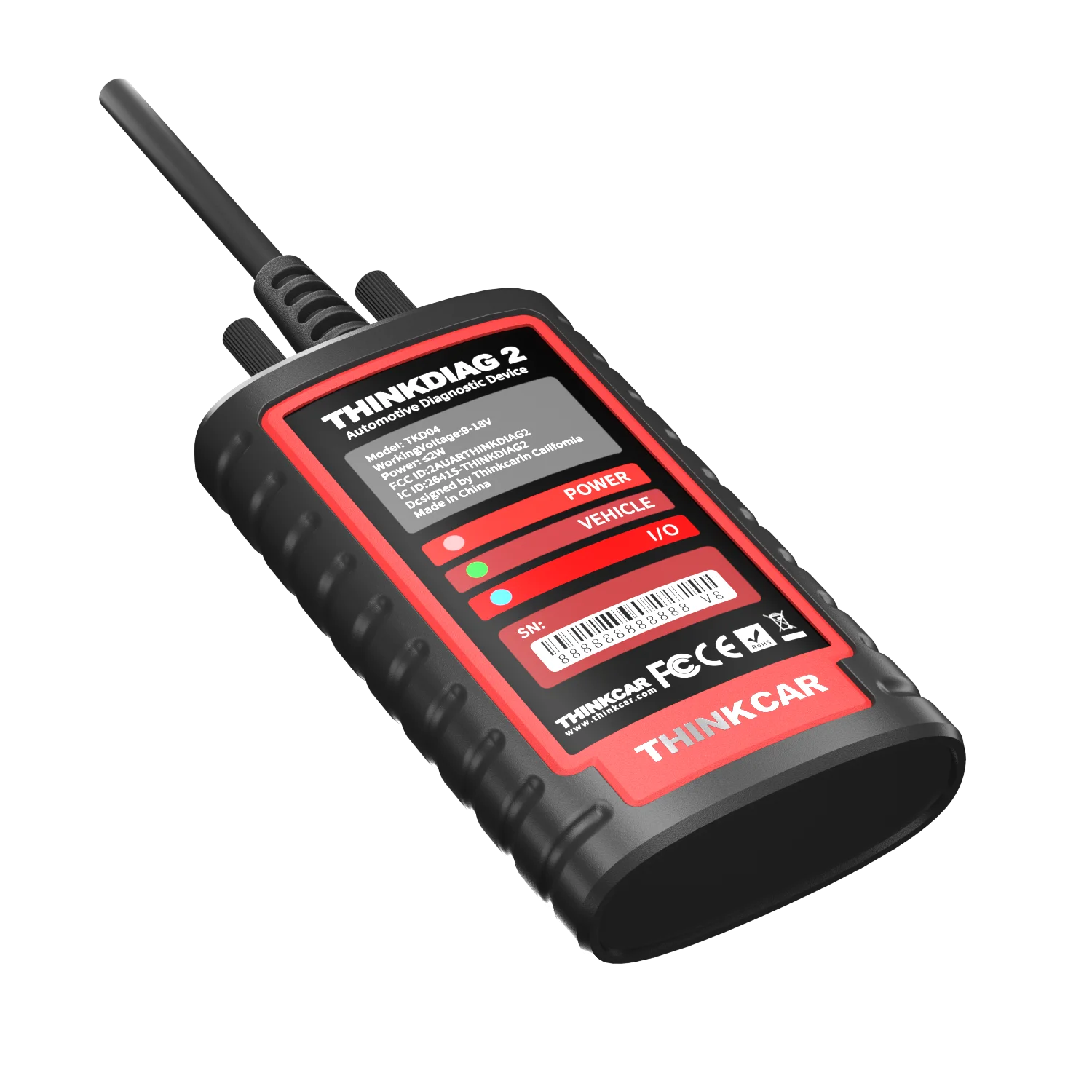 TD2 Thinkdiag2 All System Bidirectional OBD2 Diagnostic Scanner for iOS & Android, Bluetooth Scan Tool with CAN-FD Protocol