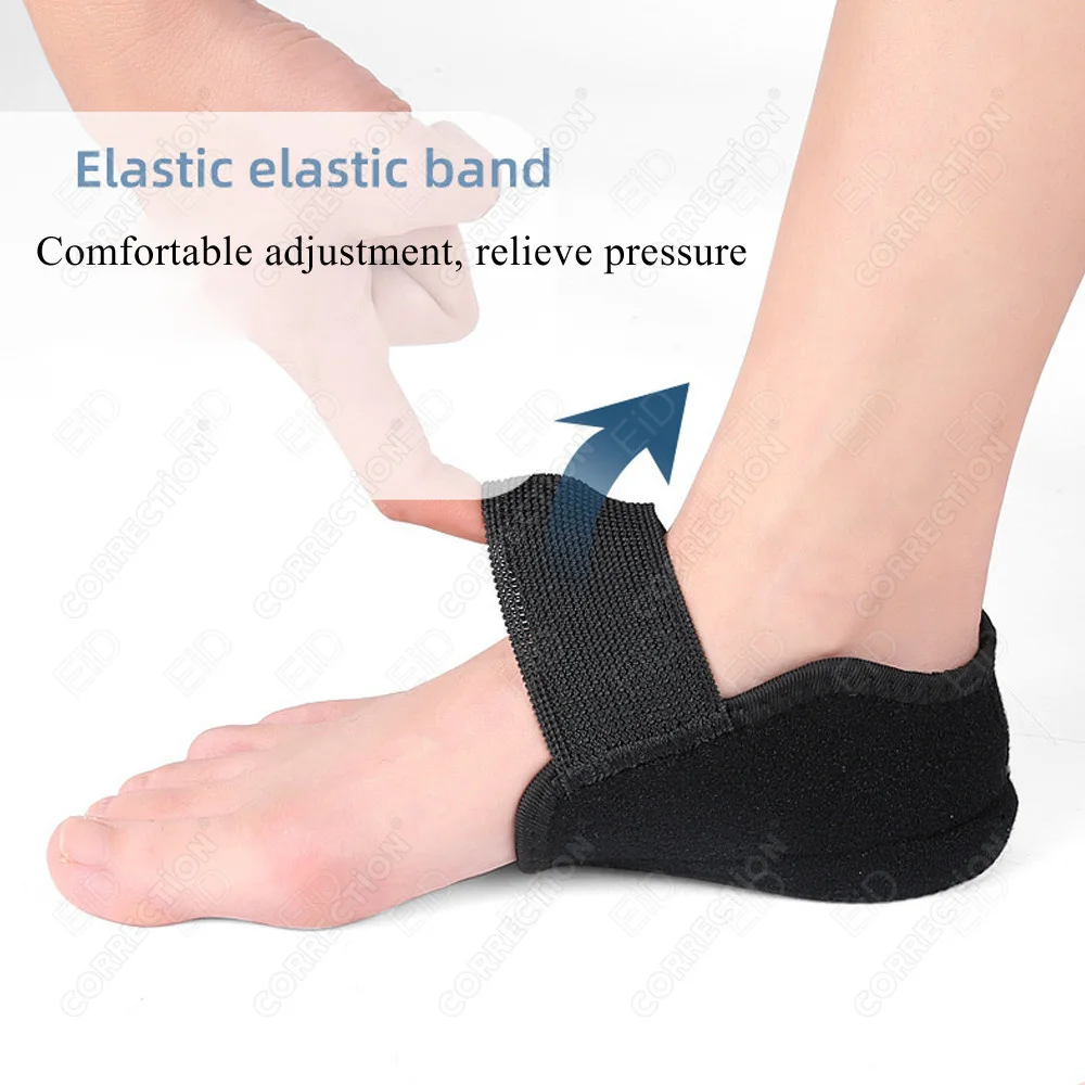 Invisible Höhe Erhöhen Silikon Socken Gel Ferse Pads Orthopädische Arch Support Heel Kissen Sohlen Einlegesohle Fuß Massage