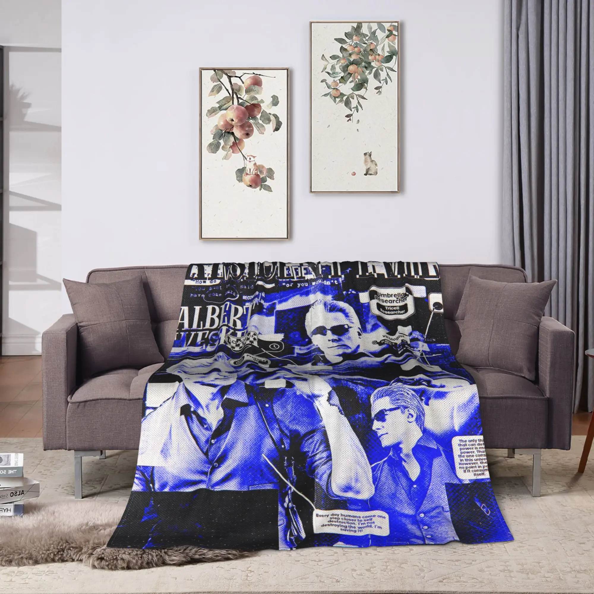 Warm BlanketsGirls Boys Airplane Travel Albert Wesker Resident Evils Bedding Throws  Flannel Bedspread For Outdoor Bed Cover