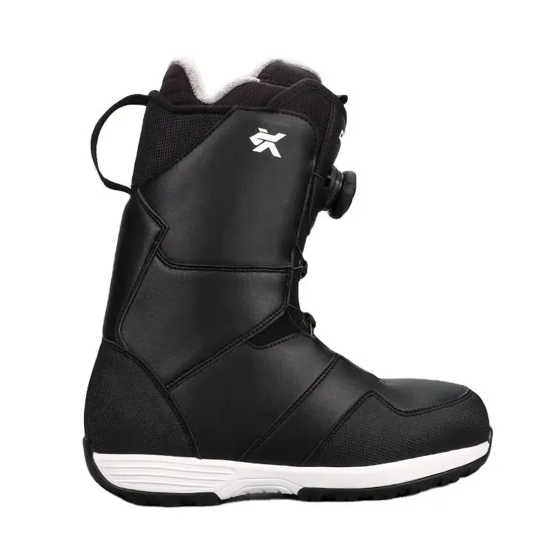 Adult Men's Snowboard Boots Resistant Step-on Lace-up Quick Drying Ski Shoes Boa Closure Freestyle Snowboard Boots