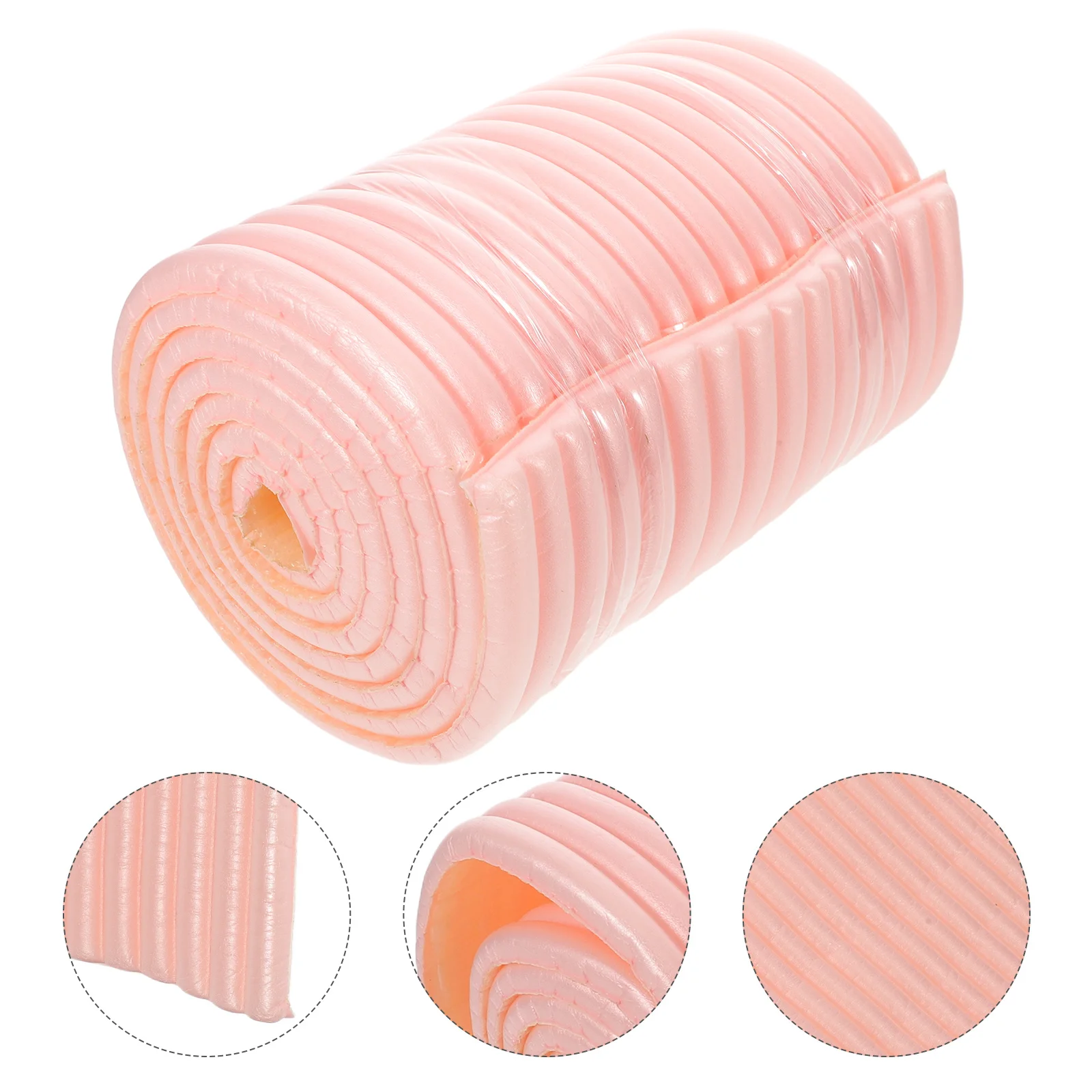 1 لفة 6.6Ft (2M) شرائط لاصقة مضادة للتصادم ذاتية اللصق حافة ركن حامي لطاولة مكتب الأثاث جدار السلامة الوفير