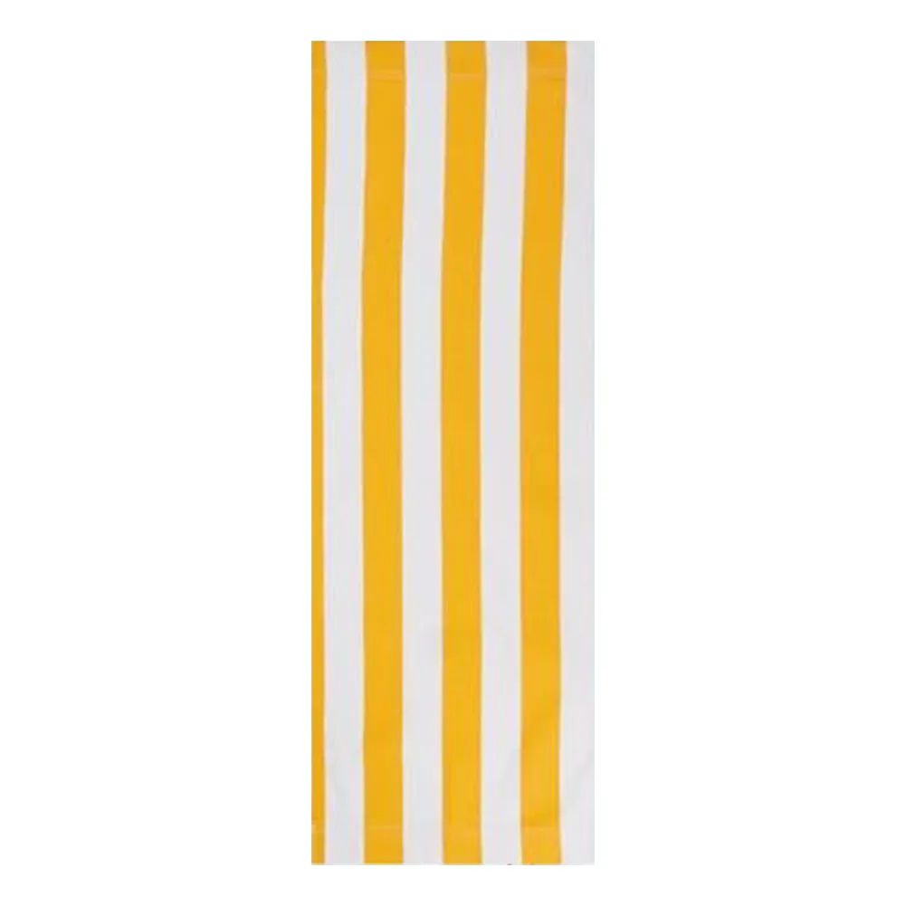 Beach Lounger Replacement Chair Cover Cloth Polyester Cloth Fabric 120x45Cm Yellow & White Summer For Sun Loungers Outdoor