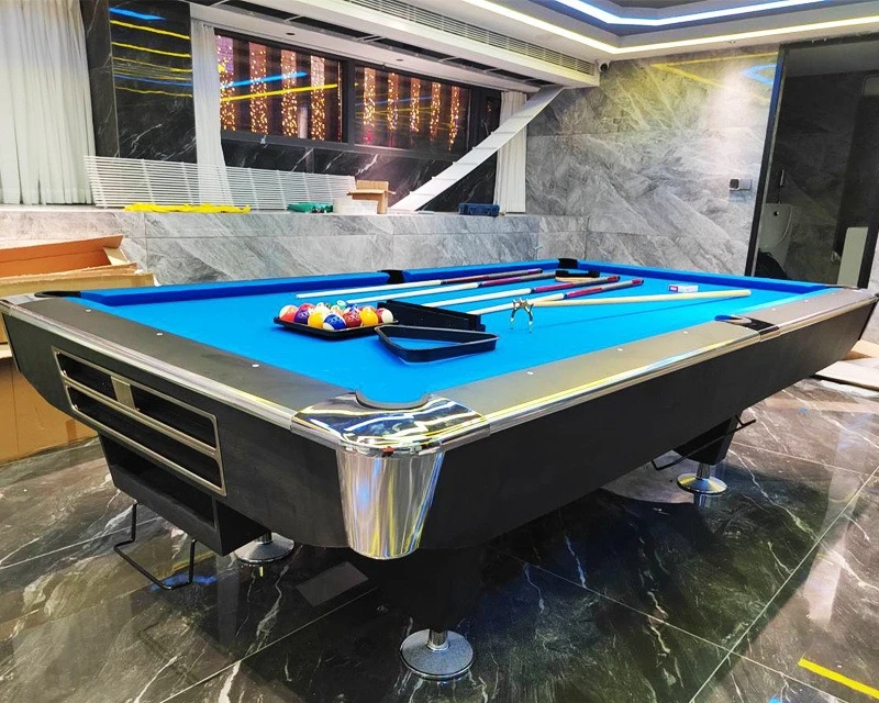 

Billiards table Standard household American commercial black eight marble, table tennis table four in one