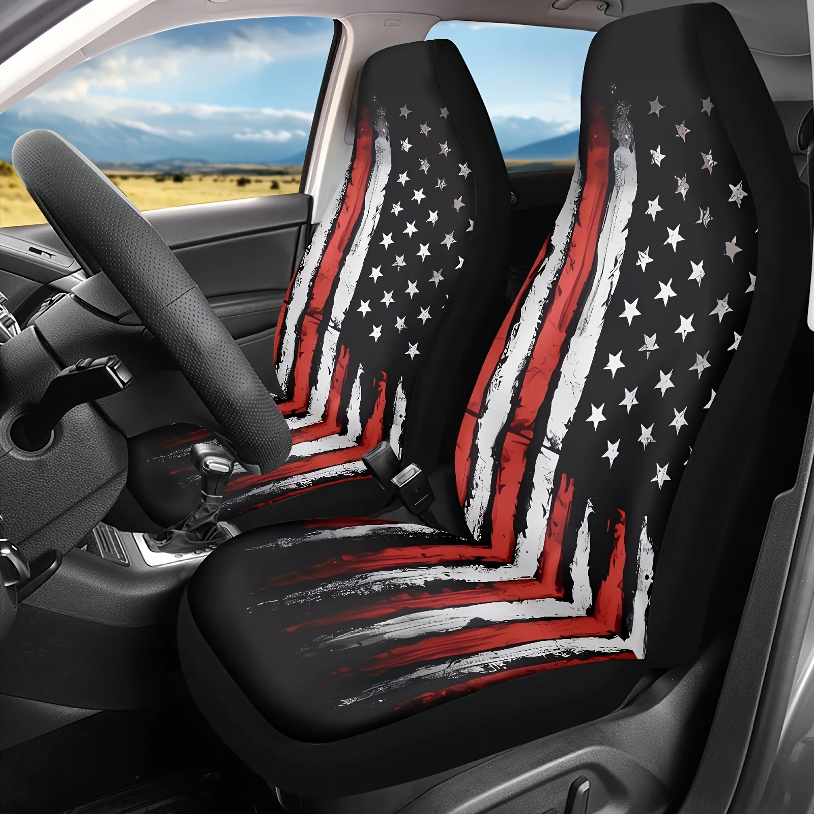 2Pcs American Flag …