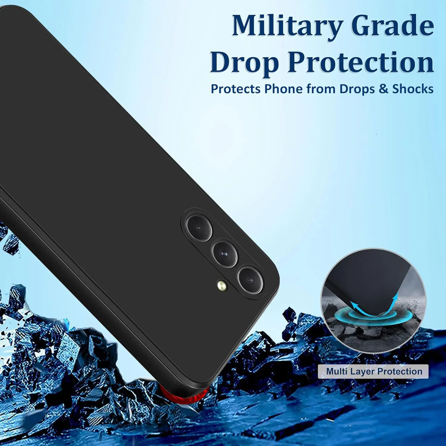 Liquid Silicone Case for Samsung Galaxy S24 S23 FE S22 Ultra S21 S10 S9 S8 Plus A05 A15 A25 A55 A24 A34 A13 A73 Shockproof Case