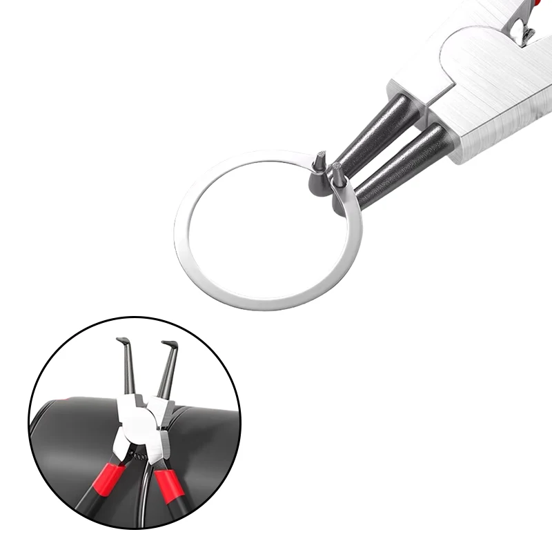 Circlip Pliers Needle Nose Pliers Retaining Ring Pliers For Removing Installing Puller Locking Rings Shafts Jewelry Making Tools