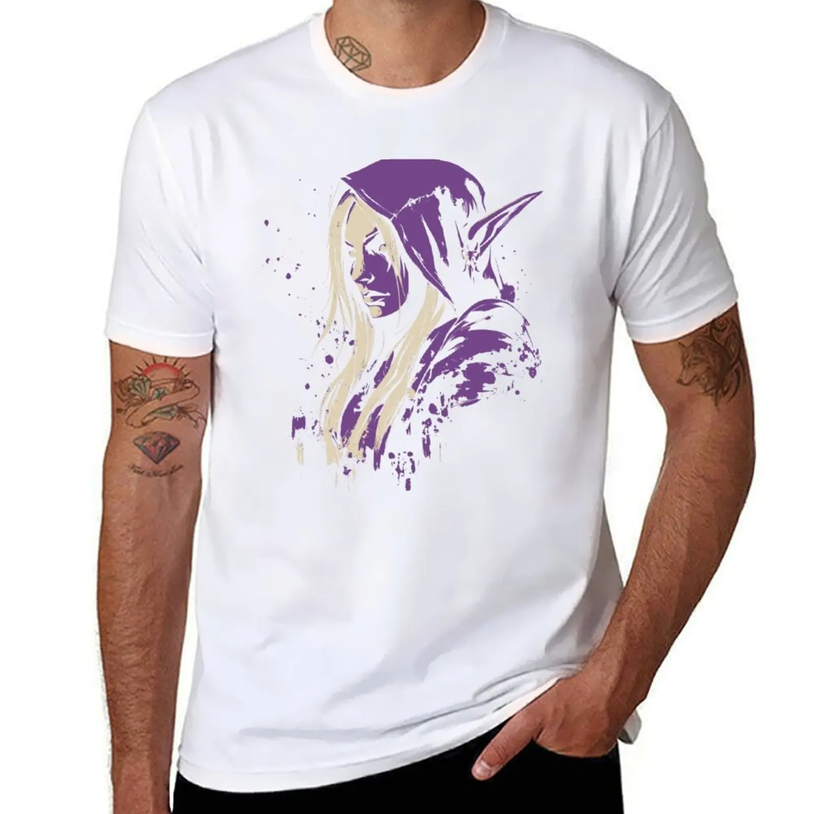 Sylvanas Windrunner T-Shirt t shirts with prints cotton tshirt 100% T-Shirt