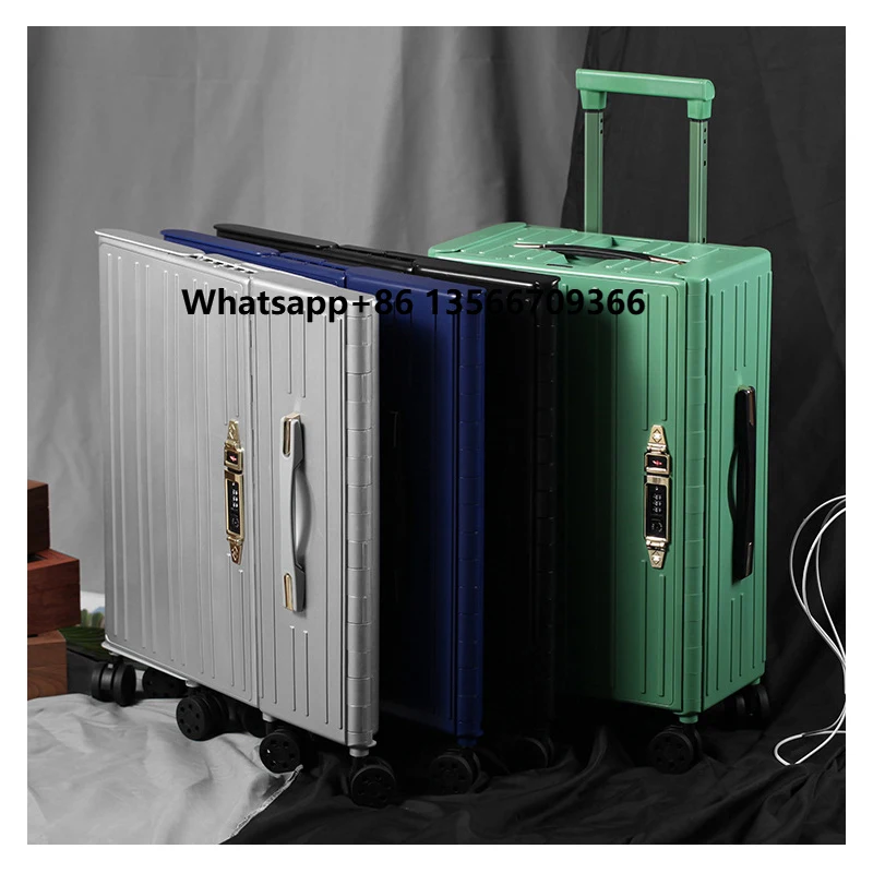 

New Trendy Trolley Case Foldable Suitcase 20 Inch Password Boarding Case Small Travel Suitcase