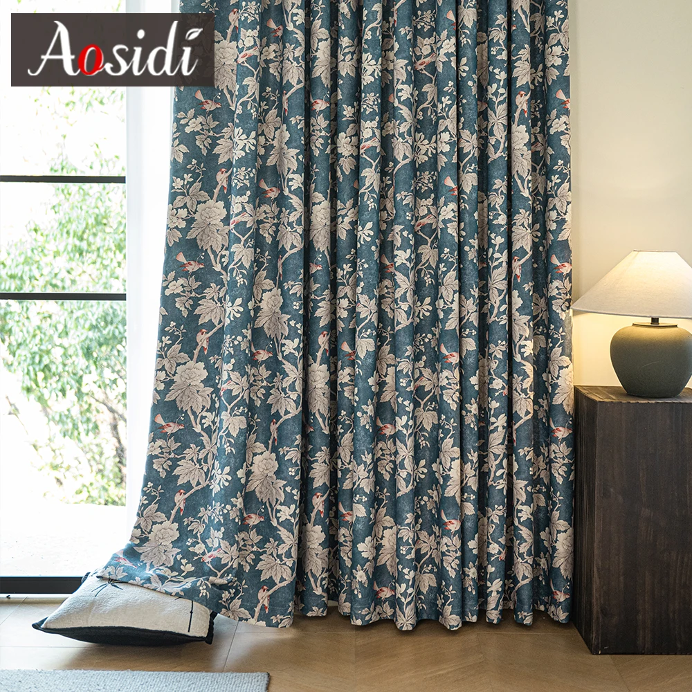 

1 шт. роскошные затемняющие шторы для спальни и гостиной, элегантные узорчатые занавески для комнат, разделители для дверей, драпировки для кафе, высокая степень затемнения, на заказ