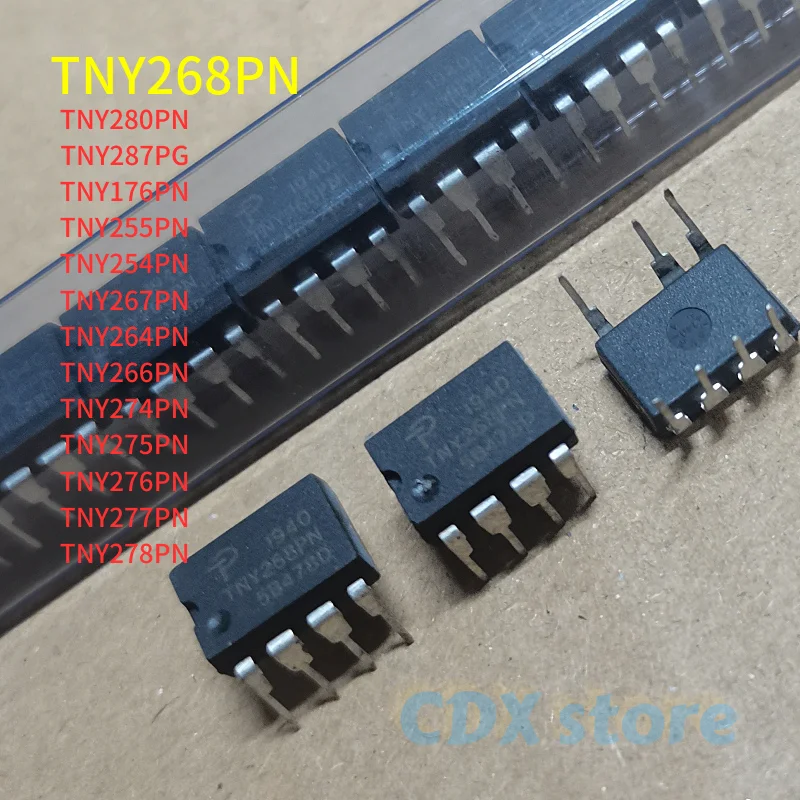 10Pcs TNY176PN TNY255PN TNY254PN TNY267PN TNY264PN TNY266PN TNY268PN TNY274PN TNY275PN TNY276PN TNY277PN TNY278PN TNY280PN DIP-7