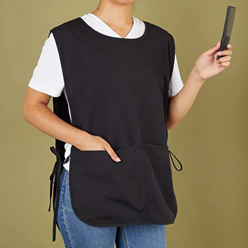 Home Kitchen Waterproof and Anti-fouling Sleeveless Vest Apron Barber For Men Women