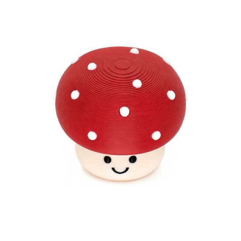 Jouet anti-stress sensoriel silencieux en forme de champignon mignon imprimé en 3D, bouton de décompression, apaisant pour l'ADHD et l'anxiété, cadeau