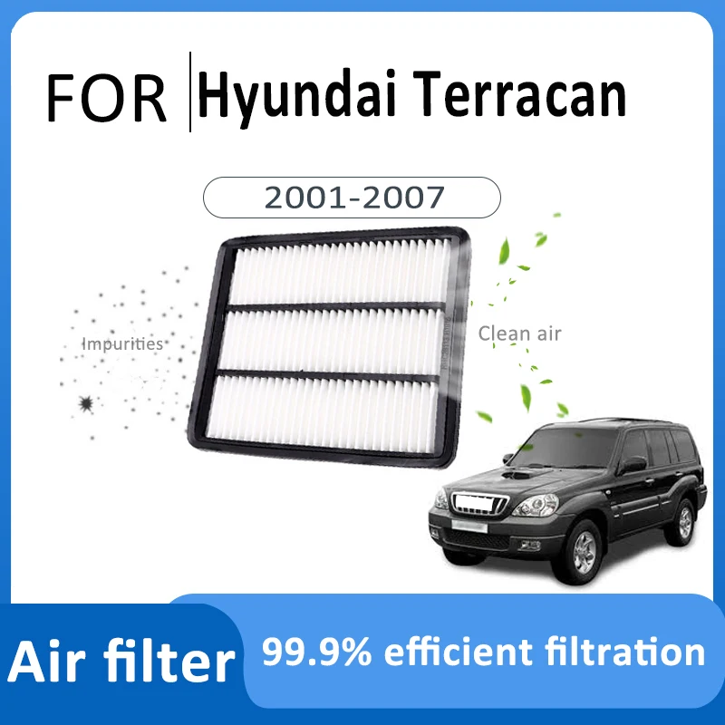 

For Hyundai Terracan 2001 2002 2003 2004 2005 2006 2007 28113-H1915 Air Filter High Flow Filter Intake Engine Auto Accessories