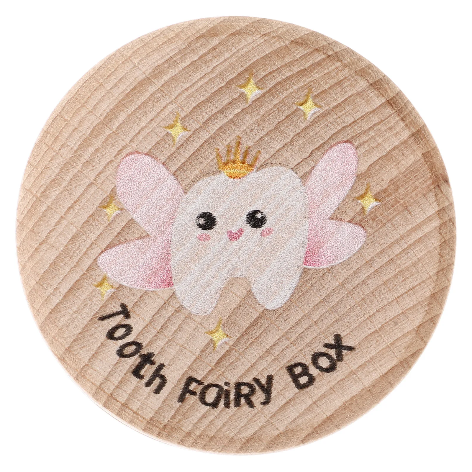 

Baby Keepsake Box Wooden Tooth Holder for Infant Fetal Hair and Milk Teeth Safe Smooth Surface Design Ideal Gift for New Parents