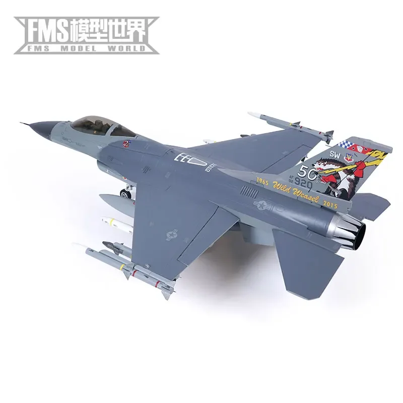 Fms 80mm Edf Jet F-16 Falcon Model Fighter Electric Remote Control Assembling Fixed-wing Model Airplane 6CH RC Airplane