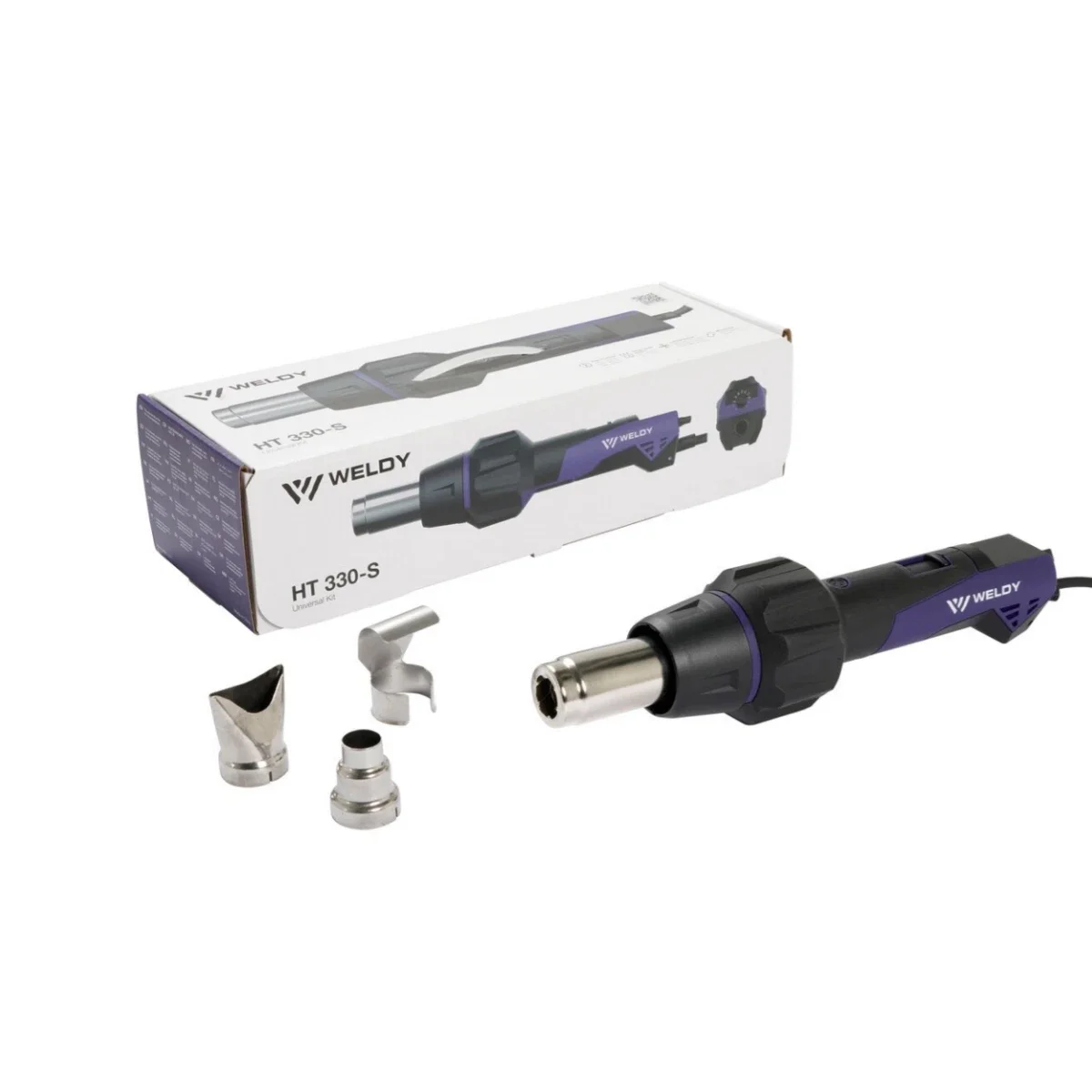 Weldy HT 330-S 2000W Hot Air Gun Universal Kit For PVC Flooring Plastic Welding Paint Removal Industrial Heat Gun