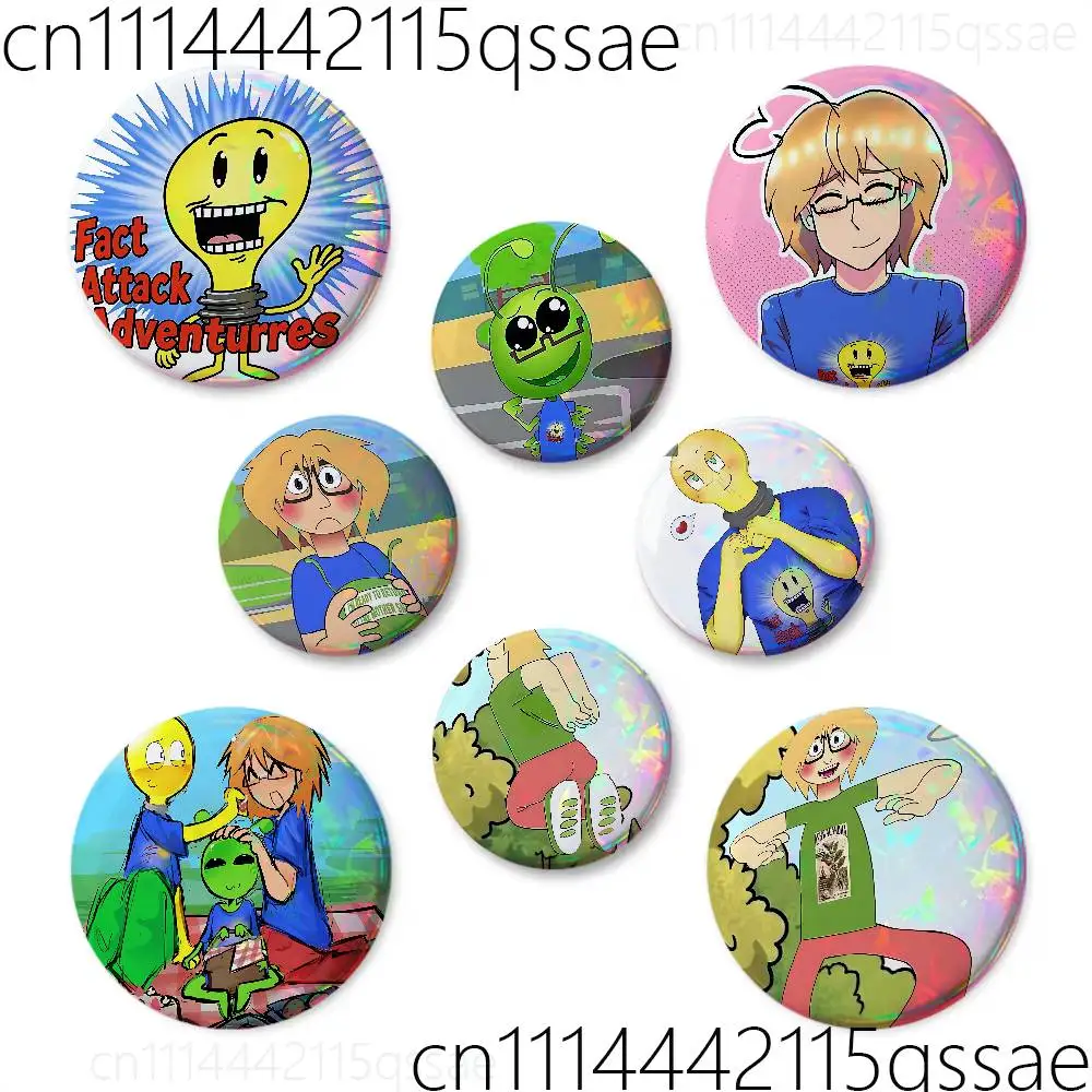 FOR FAA Jasper Button Pins Backpack Clothing Decor Brooch Cartoon Science Fiction Badge Jewelry Gifts for Kids