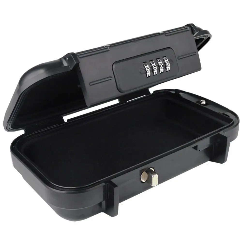 Combination Lock Portable Safe Box Large Capacity Anti-Theft Travel Safe Box Waterproof Design Durable Combination Security Case