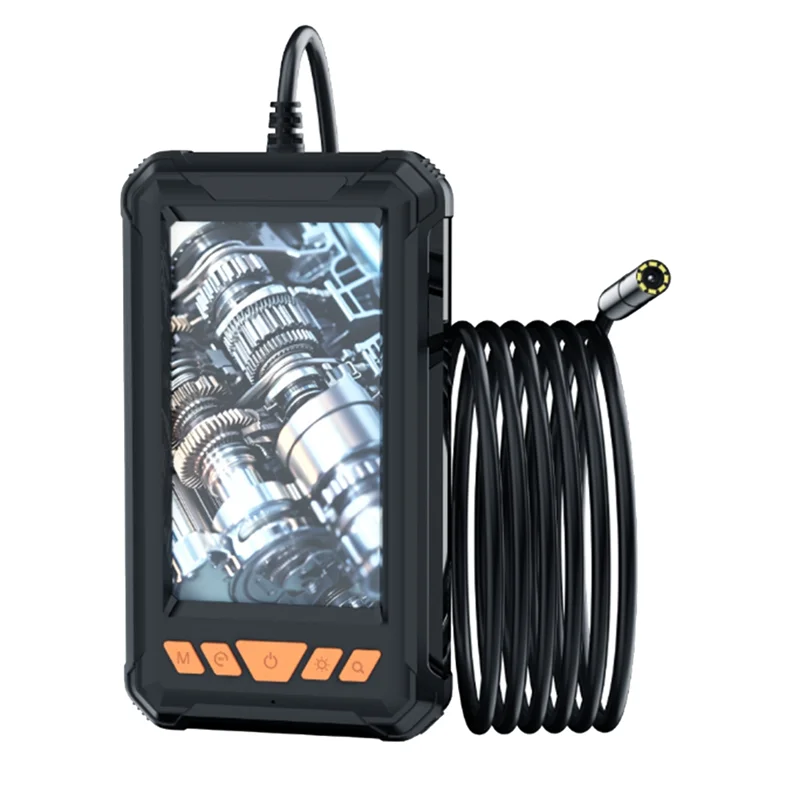 

8MM HD USB Camera 4.3 Inch IPS Screen Car Endoscope 5M Sewer Pipe Inspection Borescope Waterproof Endoscope